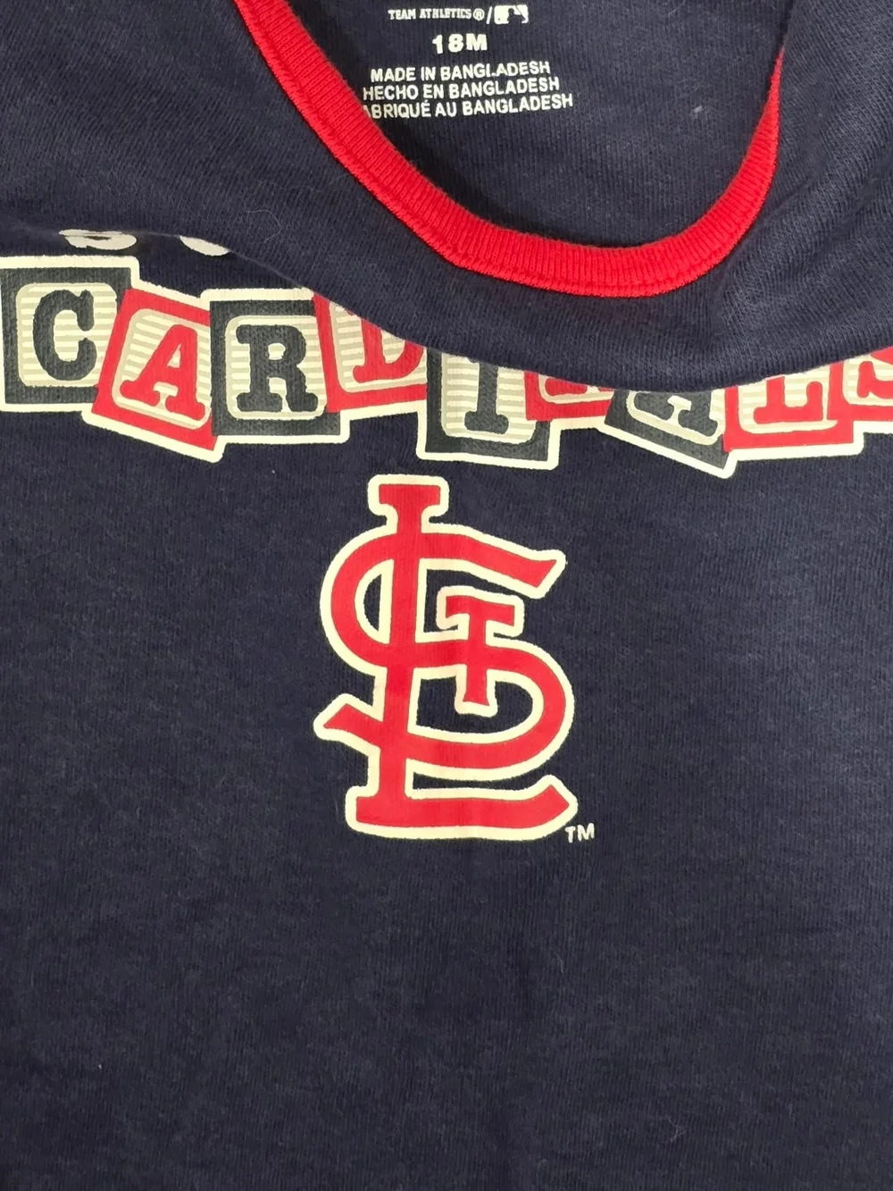Genuine Merchandise St. Louis Cardinals Baby Bodysuit SET of 3  Red, Navy, White